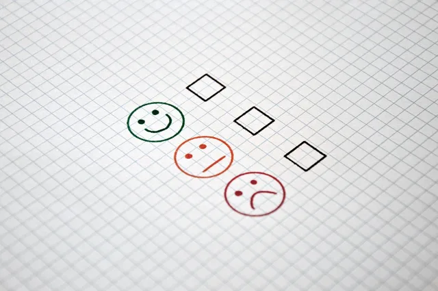feedback, checklist, job, good, satisfactory, bad, smiley, manage, block folder, drawn, work, opinion poll, customer, happy, unhappy, career, management, write a review, positive, negative, ok, analyze, satisfaction, review, feedback, feedback, feedback, feedback, checklist, checklist, checklist, checklist, checklist, satisfaction, review, review. Byg et Voice of Customer-program: Forankring, lyttepunkter og feedbacksløjfe